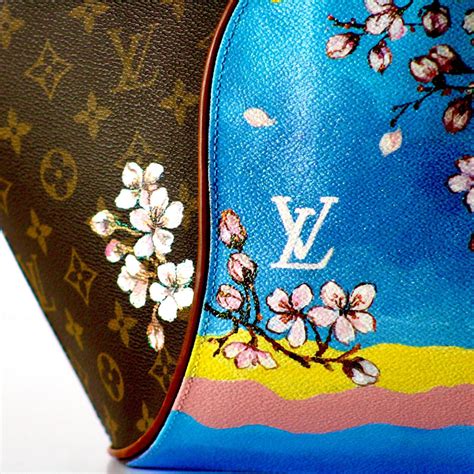 louis vuitton bag painting